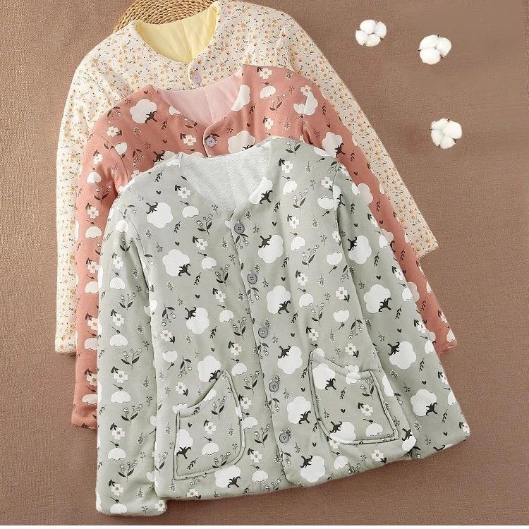 大码棉衣女士内胆棉袄加绒加厚保暖丝棉服内胆中老年女装妈妈装