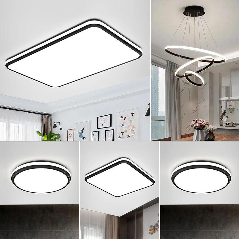 升级护眼高亮度全屋灯具现代极简约吸顶灯大气客厅灯led卧室灯具