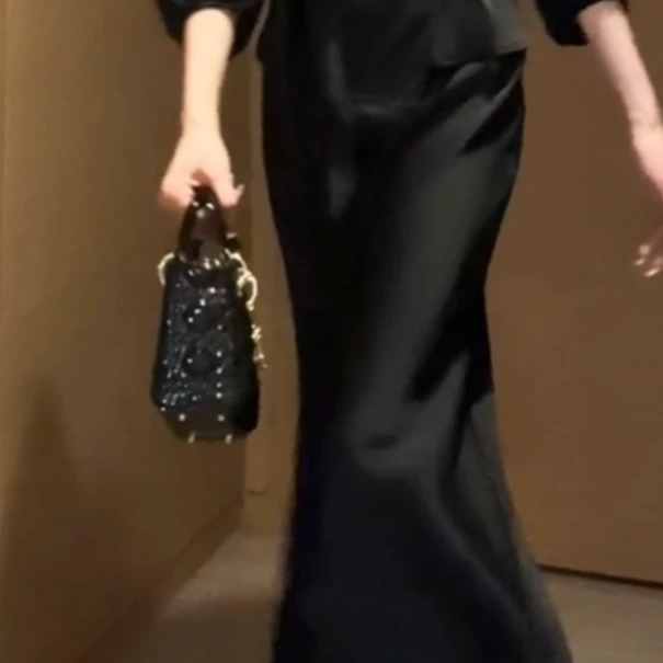 【鱼尾轻扬】气质百搭女装半身裙洋气设计感鱼尾摆显瘦半身裙510款