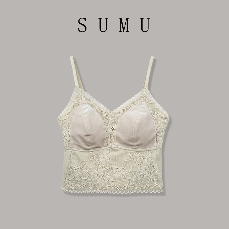 宿慕SUMU 女款吊带11-1冬季新款时尚百搭简约吊带B70005