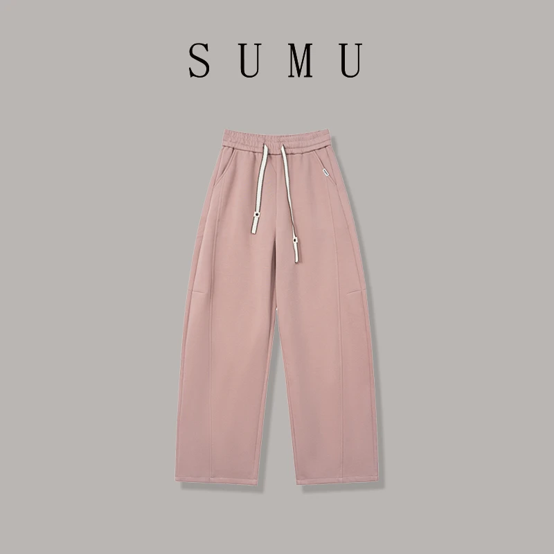 宿慕SUMU 女款休闲裤 9-1 秋季新款时尚百搭休闲裤B69004