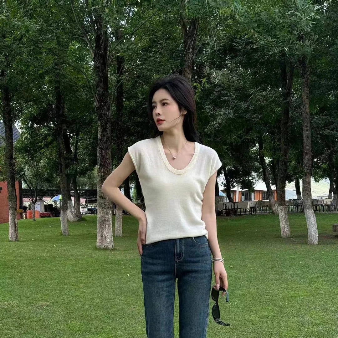 宿慕SUMU 女款针织衫 8-1 秋季新款时尚百搭简约针织衫21061