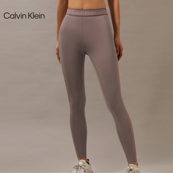 【吸湿速干】CK运动女士提花高腰瑜伽健身九分紧身裤