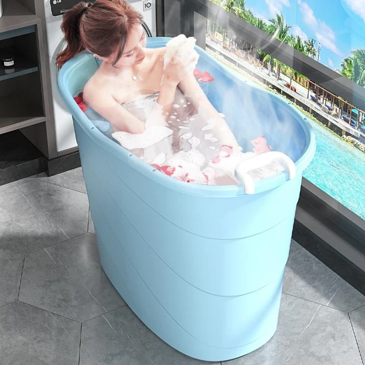 家用小户型泡澡神器保温洗澡桶大人全身泡澡桶加厚塑料沐浴桶可坐