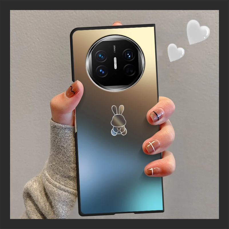 华为mateX5手机壳新款个性兔子X3折叠屏典藏高级感可爱防摔保护套