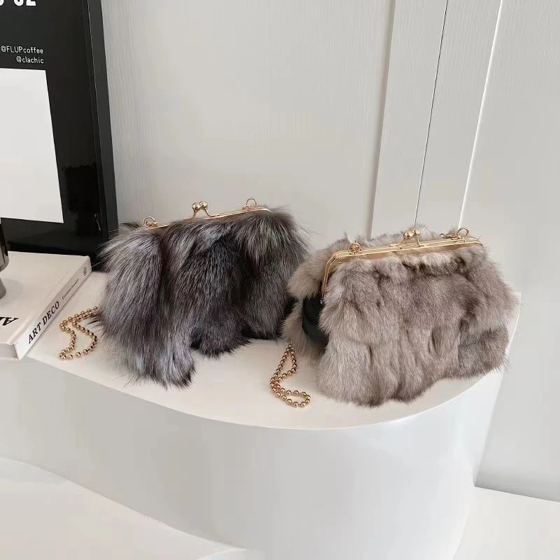 真毛皮草包（直播间拍）备注编码下单