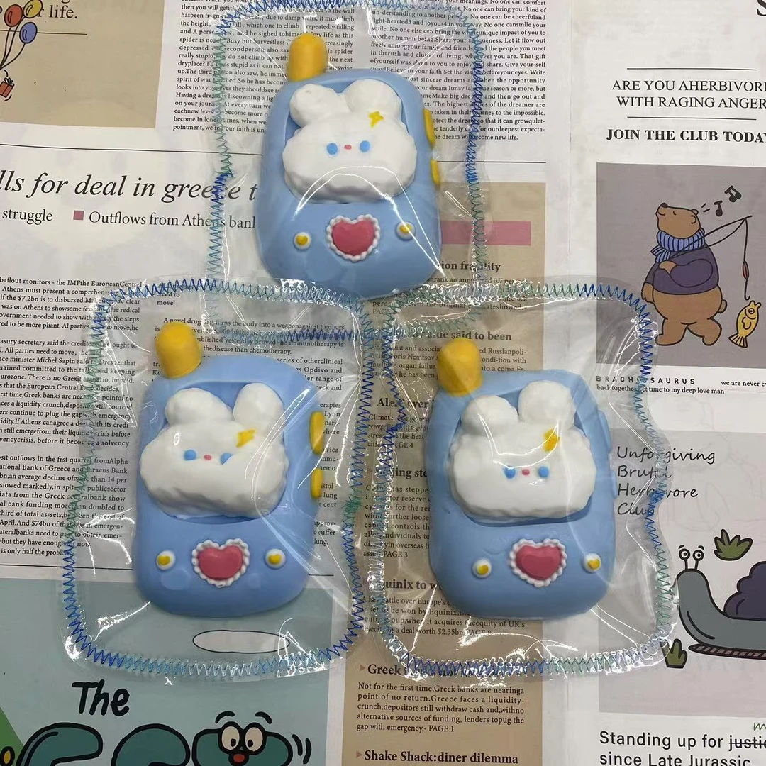 【每日新品】兔兔raboo手机硅胶捏捏乐稀奶油软袋子包邮