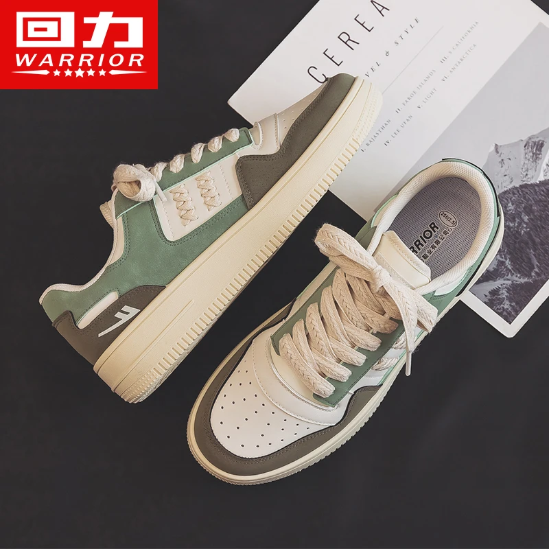 Warrior/回力男鞋板鞋2025春秋季新款爆款百搭潮流小白鞋休闲鞋子