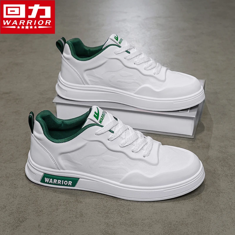 Warrior/回力男鞋板鞋2025春秋季新款休闲百搭潮透气男士小白鞋子