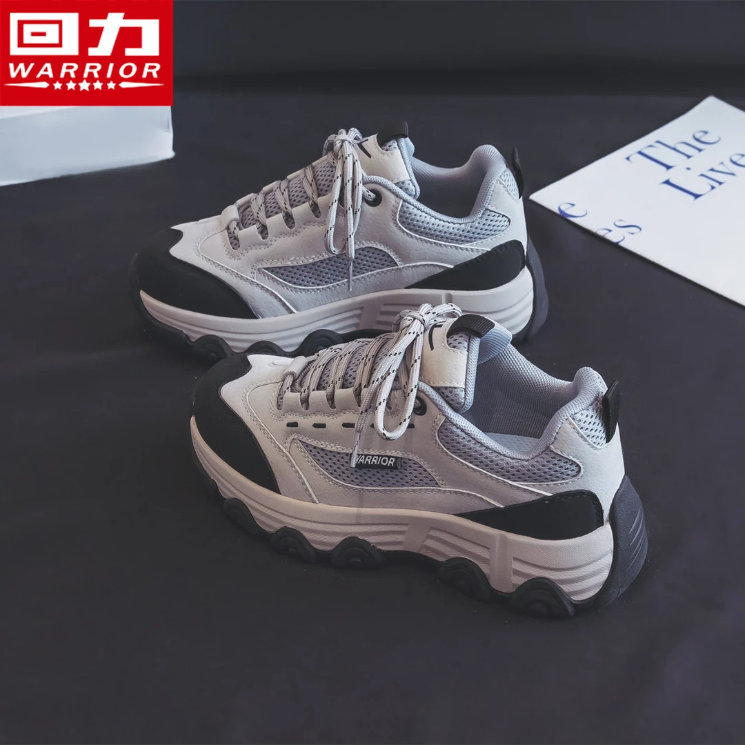 Warrior/回力女鞋2025秋季新款户外徒步防滑耐磨百搭休闲运动鞋
