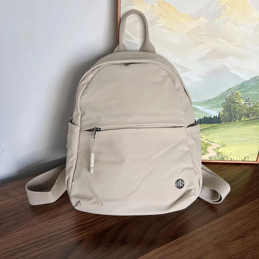 降落伞双肩包女2024新款时尚防水书包大容量双肩女士百搭背包