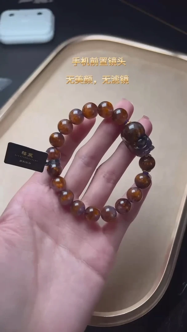 【闪购商品】水晶手串未镶嵌紫钛DIY多样式随机发一