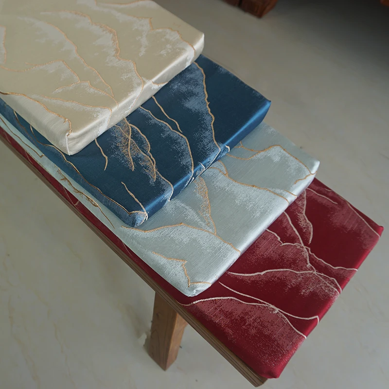 中式长条凳垫简约长坐垫高精密长椅垫海绵圈椅垫玄关垫鞋凳垫定制