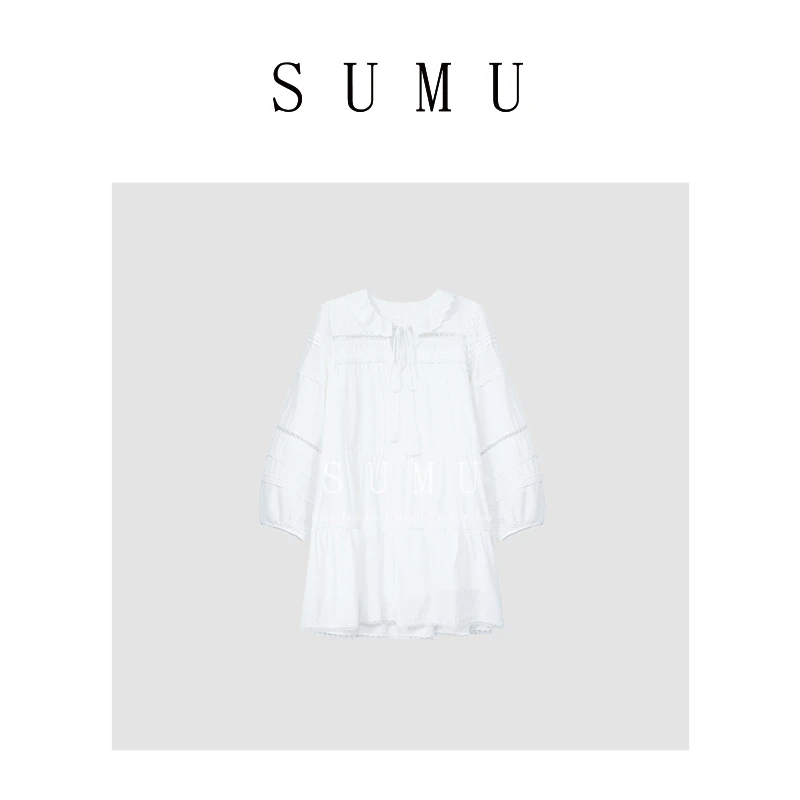 宿慕小众女款连衣裙8-1秋季2024新款时尚百搭气质休闲连衣裙9880