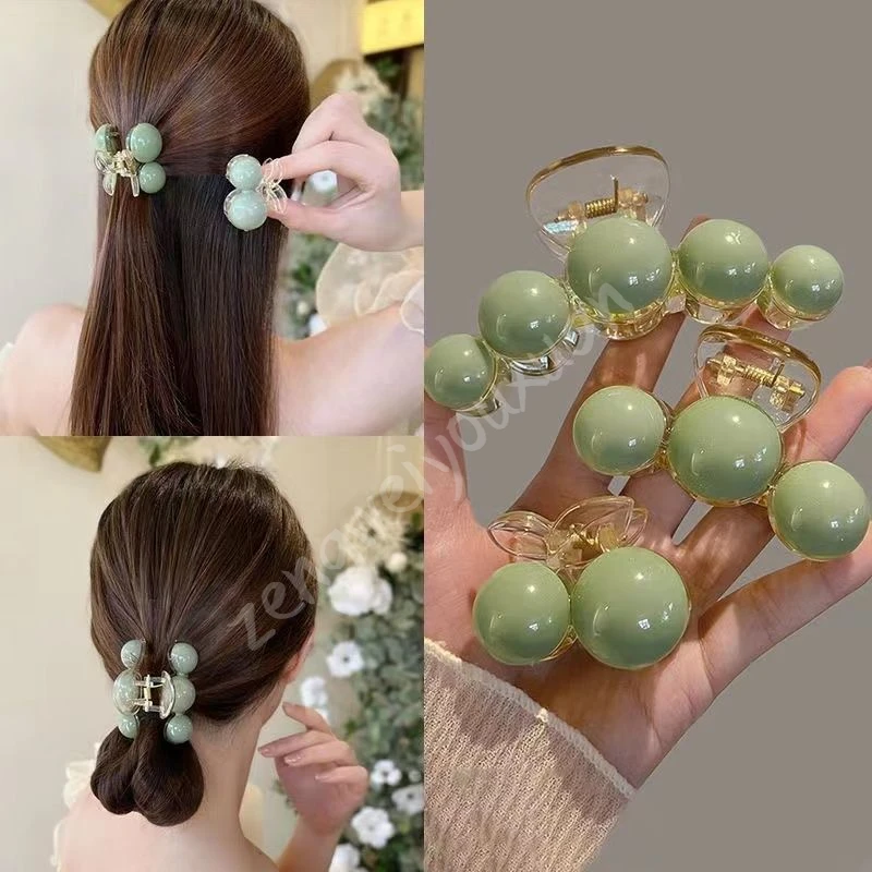 爆款简约小抓夹发圈发带夹子发饰时尚扎头发发卡款高颅顶神器