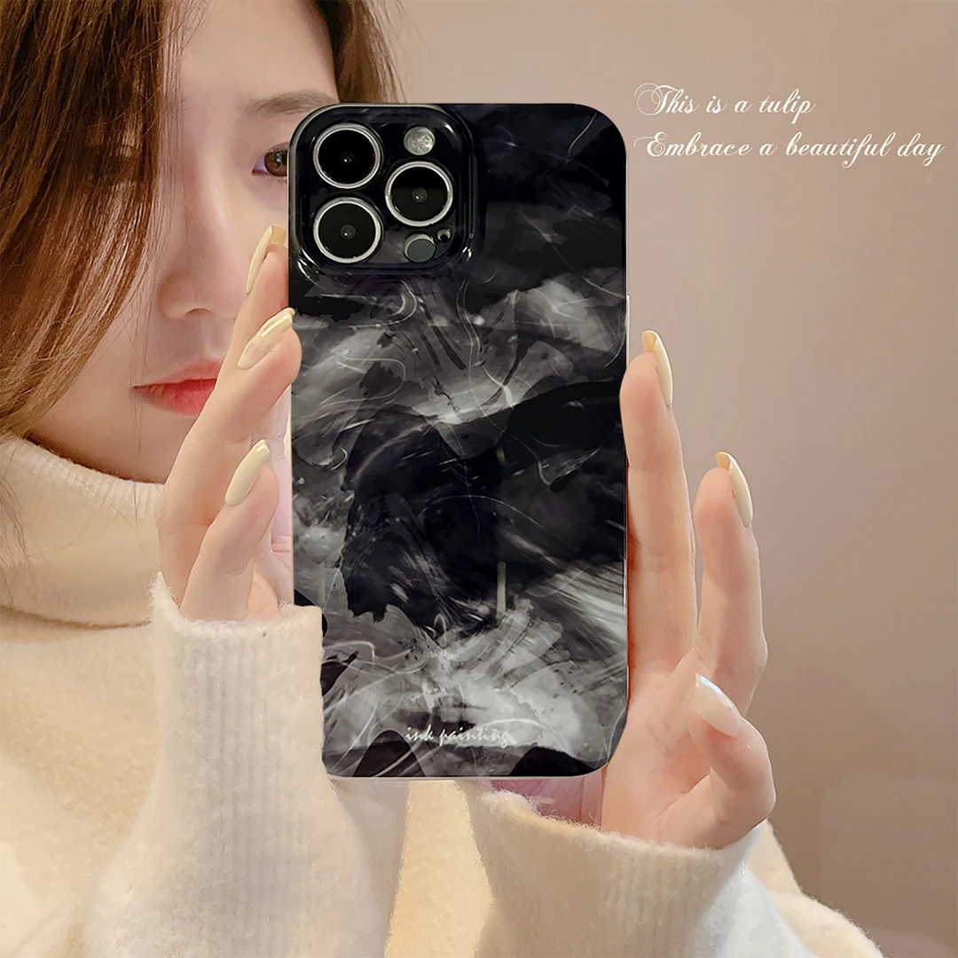 苹果/华为/OPPO/VIVO/小米适用菲林壳iphone15手机壳高级感冷淡风