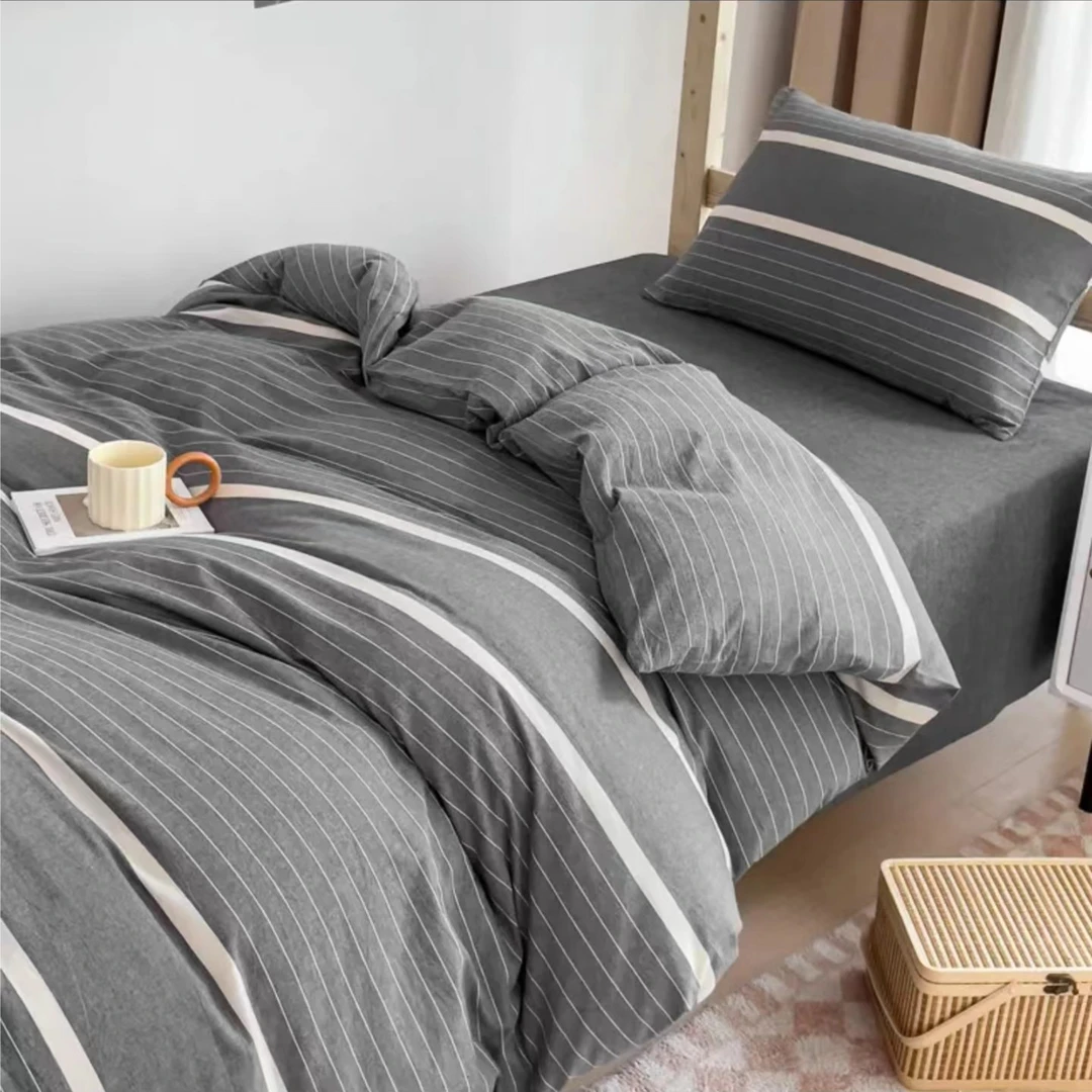 YXUAN良品-全棉水洗棉学生宿舍上下铺三件套四季款大学生单人寝室