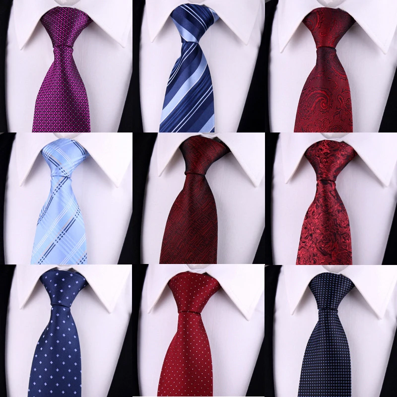 桑蚕丝真丝酒红色黑色蓝色红色男士商务正装新郎结婚酒红领带