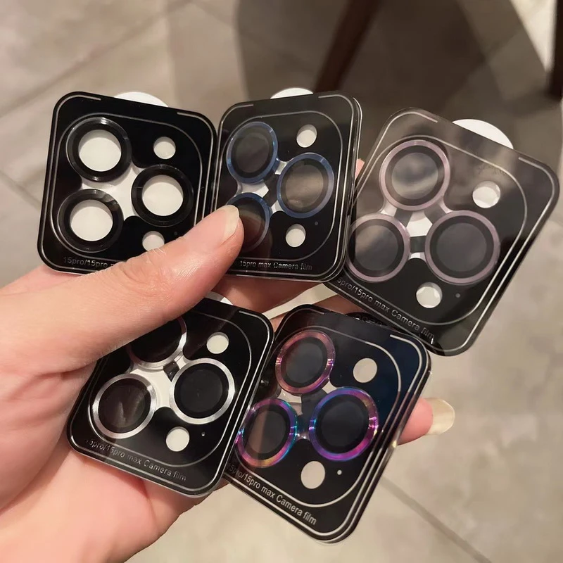 适用苹果15镜头保护贴iPhone14Promax后摄保护膜13防刮12镜头膜
