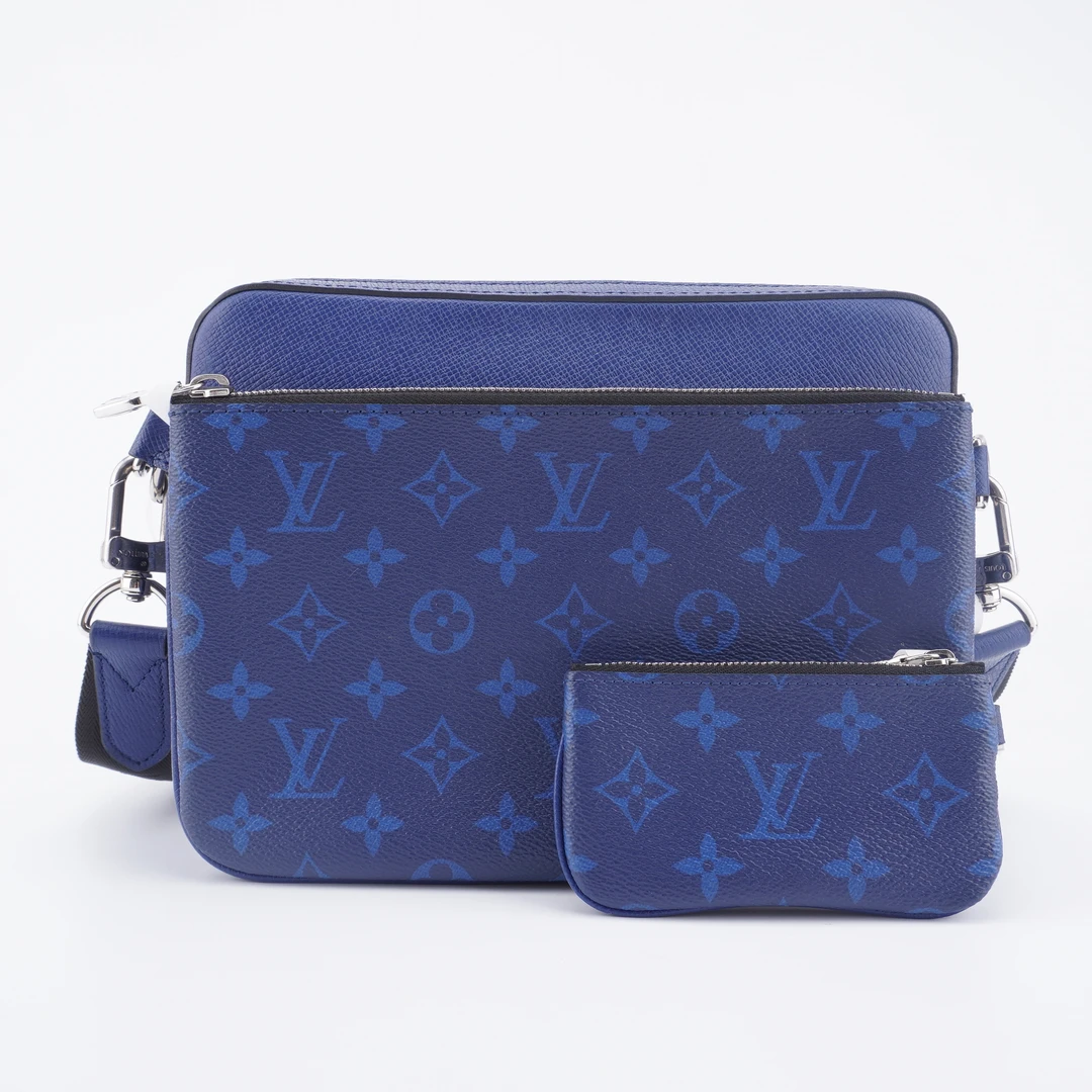 98新LV Trio系列三合一经典老花斜挎包25/18.5/7 D458