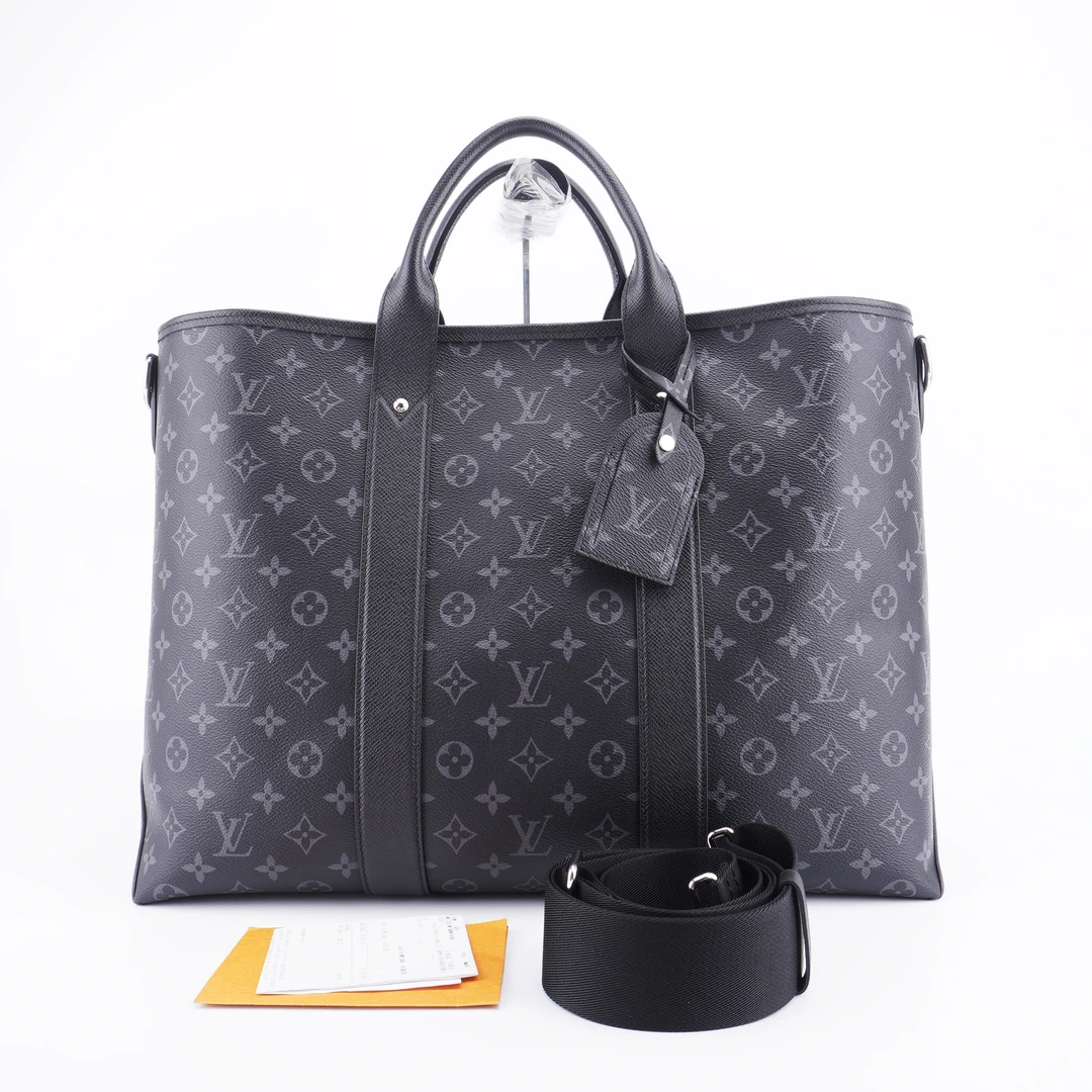 99新  99新LV Weekend Tote NM经典老花满印托特包45/34/15 F070