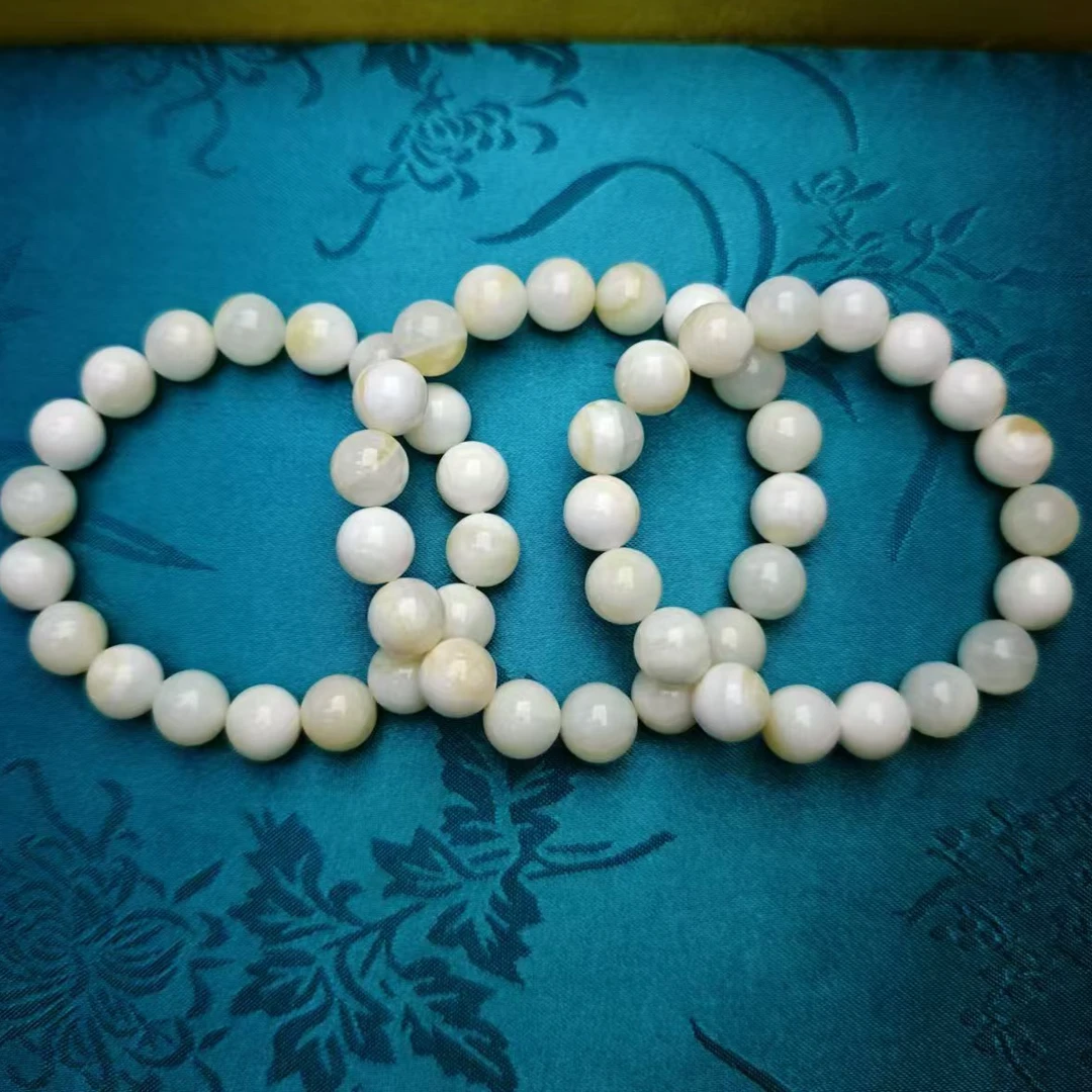 【深海瑰宝】砗砗渐变10mm手串微瑕多样性只发其一