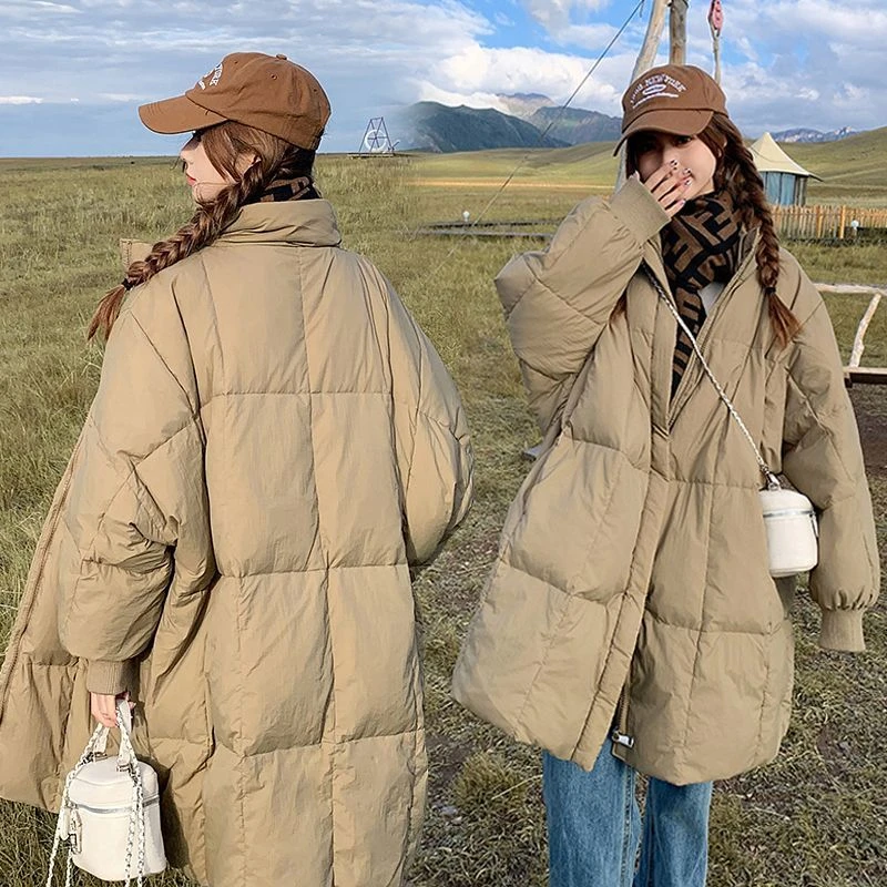 波登司2023年冬季韩版新款羽绒衣面大码小个子羽绒服百搭加厚ins