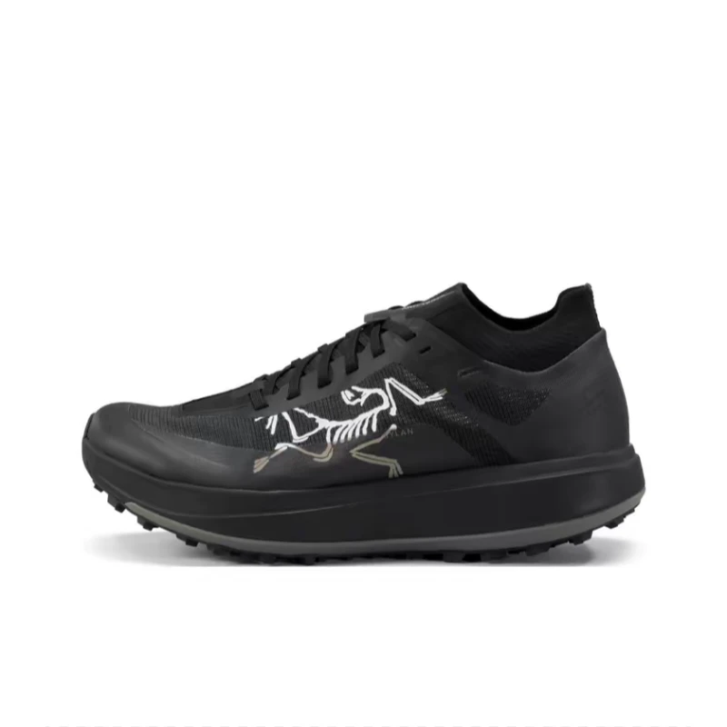Arcteryx始祖鸟 SYLAN PRO 透气舒适耐磨 中帮越野跑步鞋男款黑色