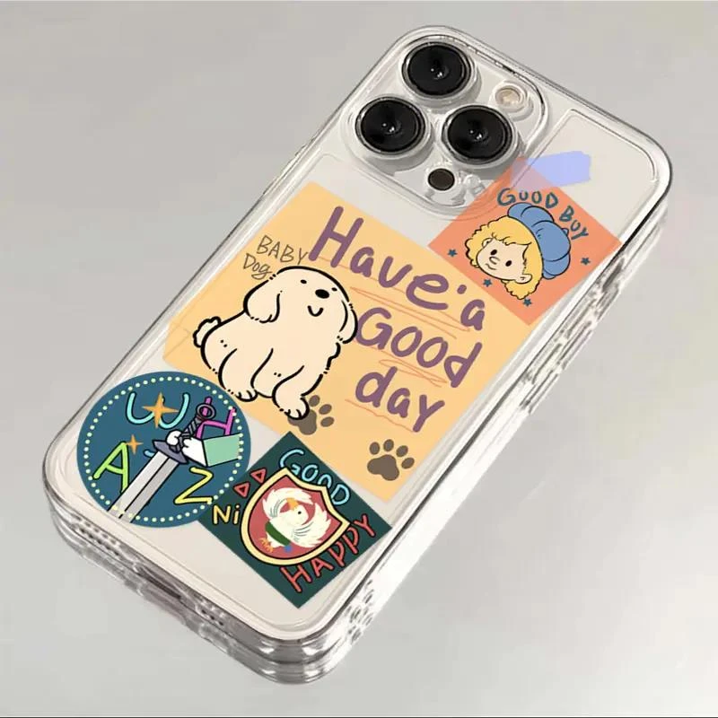 【新人专享】可爱标签小狗适用iphone15/13/14苹果12手机壳华为vi