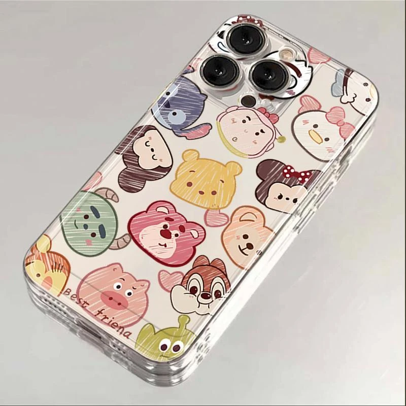 【新人专享】卡通头像iphone15苹果手机壳14promax硅胶13pro透明1