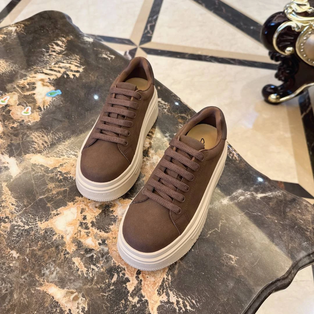 【美拉德】新款低帮鞋秋季系带小白鞋软底休闲女鞋休闲运动超轻百搭