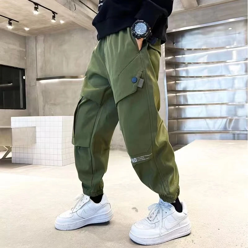 男童裤子春秋款2024新款秋季卫裤长裤中大儿童男孩秋装休闲运动裤