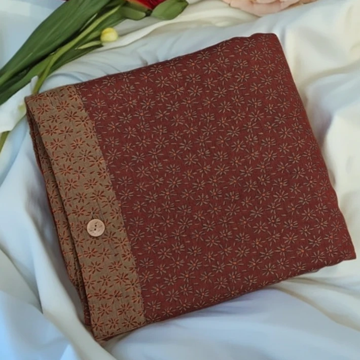 【烟花红被套】母婴A类双层纱法式中古风双面复古被套