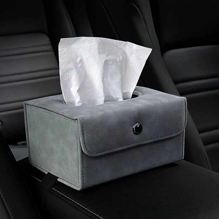 车载纸巾盒挂式简约高端汽车遮阳板扶手箱车内车用抽纸盒高级创意