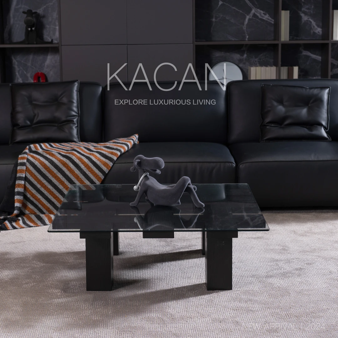 KACAN 卡璨｜意式极简风现代家用高端玻璃茶几 世博之下