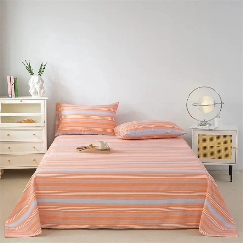 【雅致橘】加厚四季款老粗布帆布透气吸汗布料耐用面料