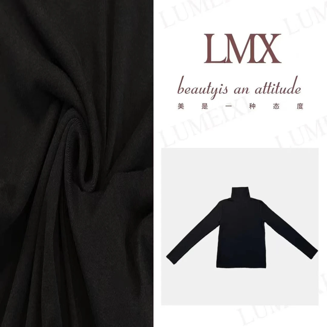 木兰女装【秋冬伴侣】时尚秋冬纯色百搭高领打底上衣长袖修身MX5123