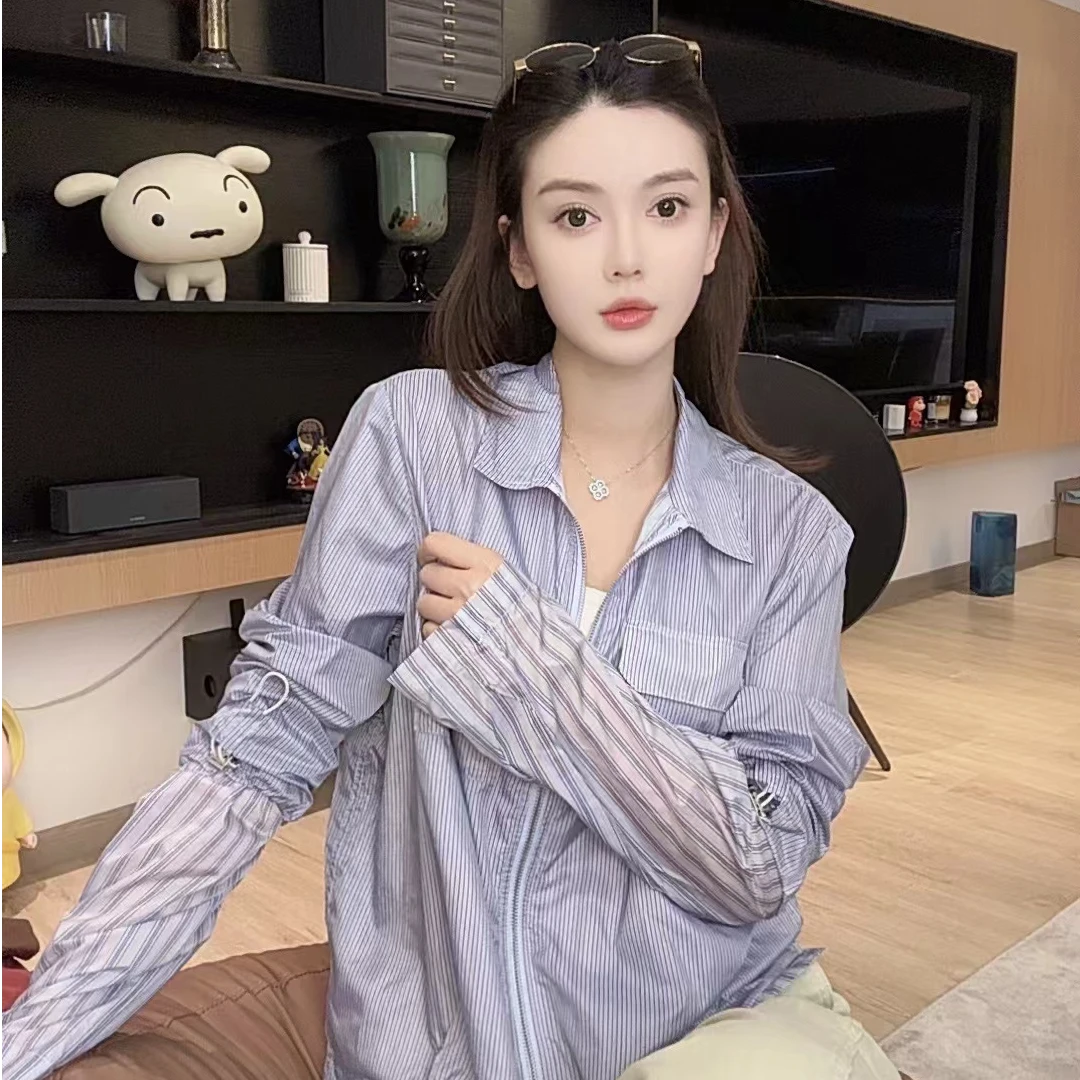 【小蜜蜂刺绣翻领】LL24WT004上衣女外套时尚休闲百搭刺绣翻领长袖