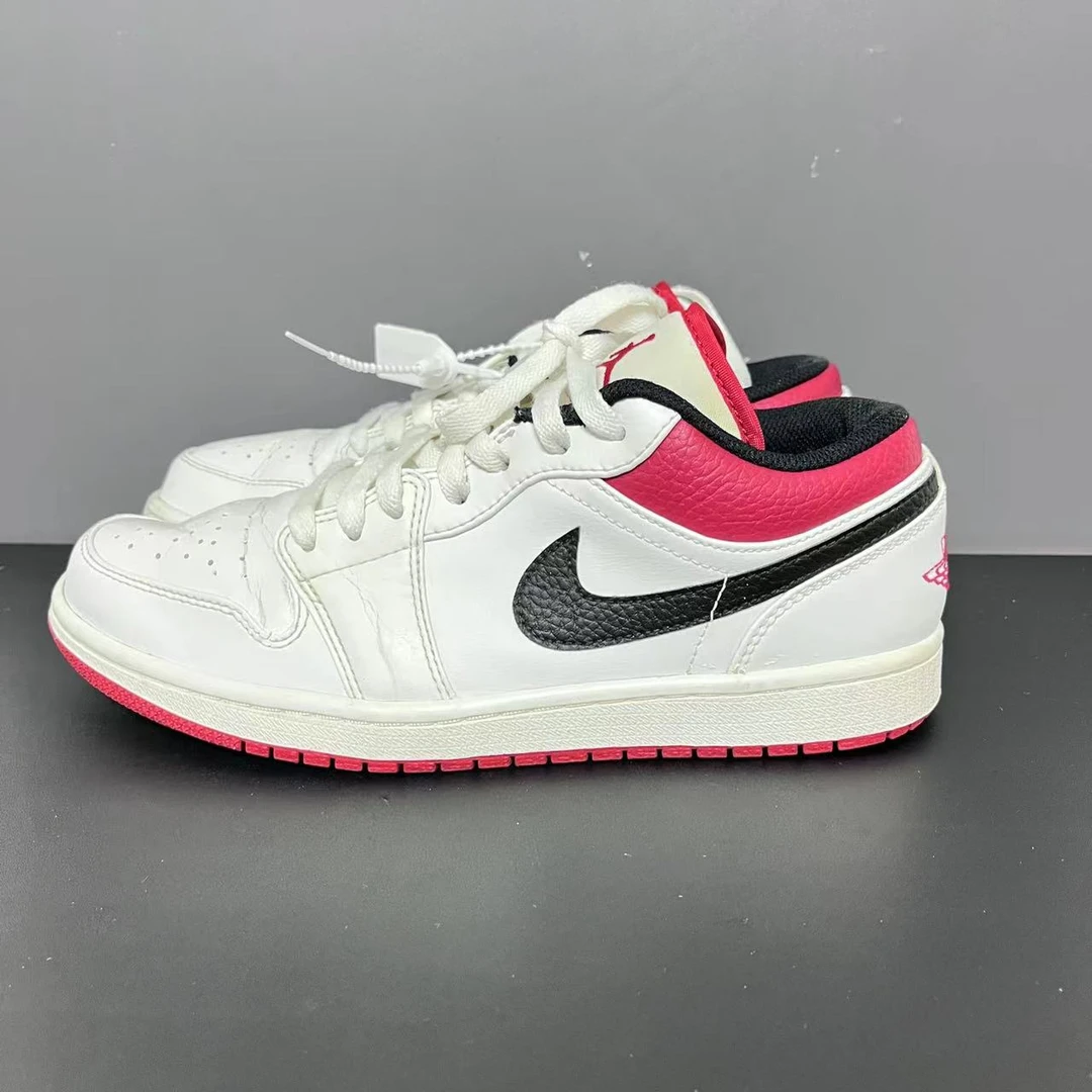 41码/AJ1白红LOW板鞋/货号553558118