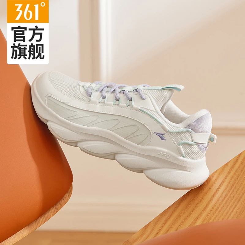 361°灵狐|女鞋运动鞋2023夏季新款网面透气减震跑步鞋软底休闲鞋