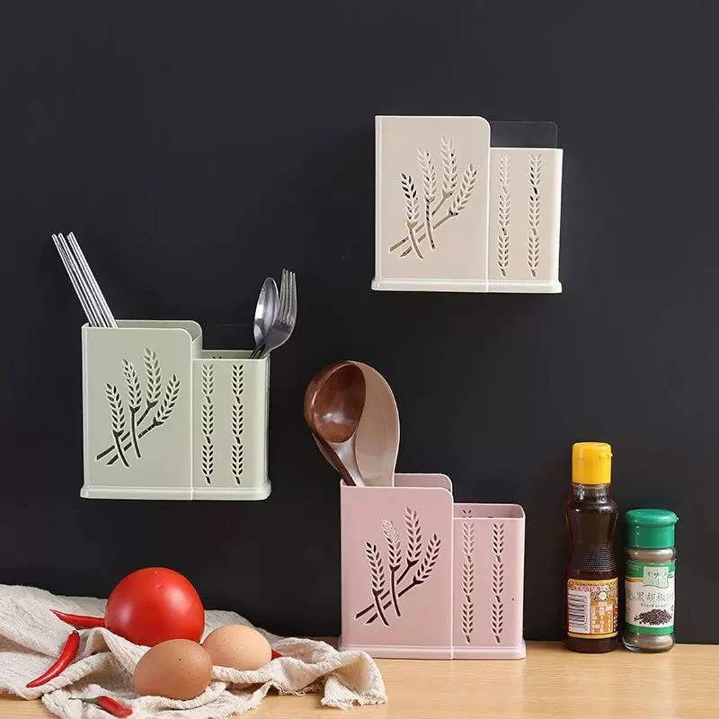 厨房筷子篓壁挂式沥水快子筒桶盒家用筷篼筷笼置物收纳笼挂式架子