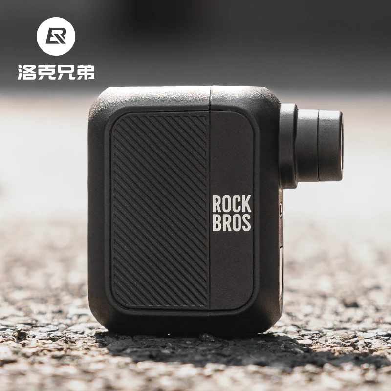 洛克兄弟电动打气筒便携迷你充电无线公路山地自行车篮足球充气泵
