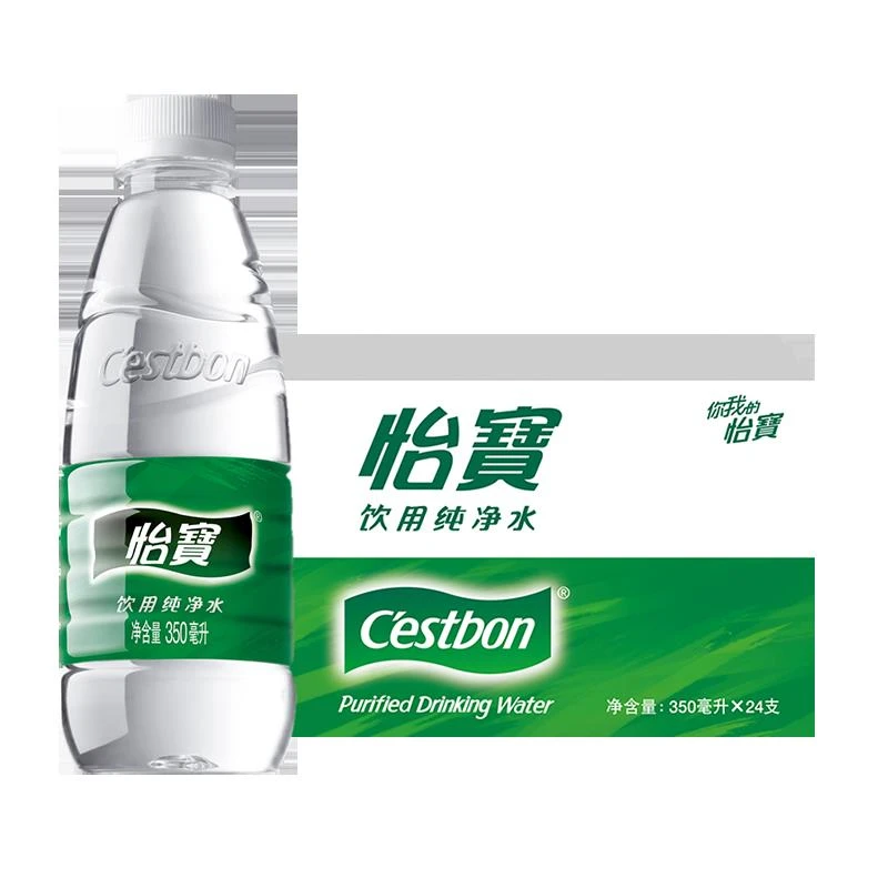 【新货包邮】怡宝纯净水350ml*12瓶饮用水整件小瓶迷你会议用水yb
