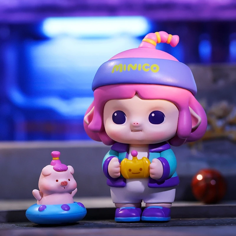 【盲盒拆盒】 MINICO我的玩具派对小猪盲盒手办创意潮流摆件