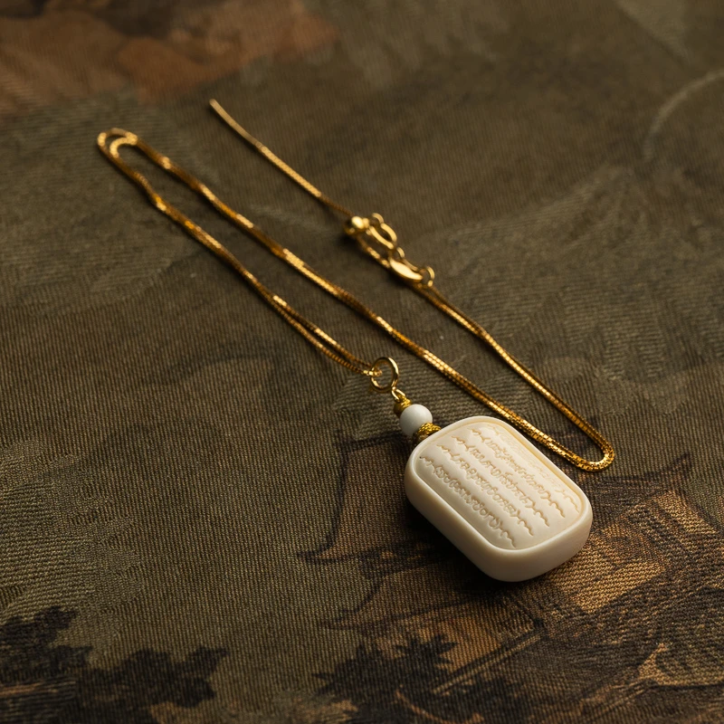 【猛犸牙】五条纹银镀金吊坠MMY0092JHTAEZ