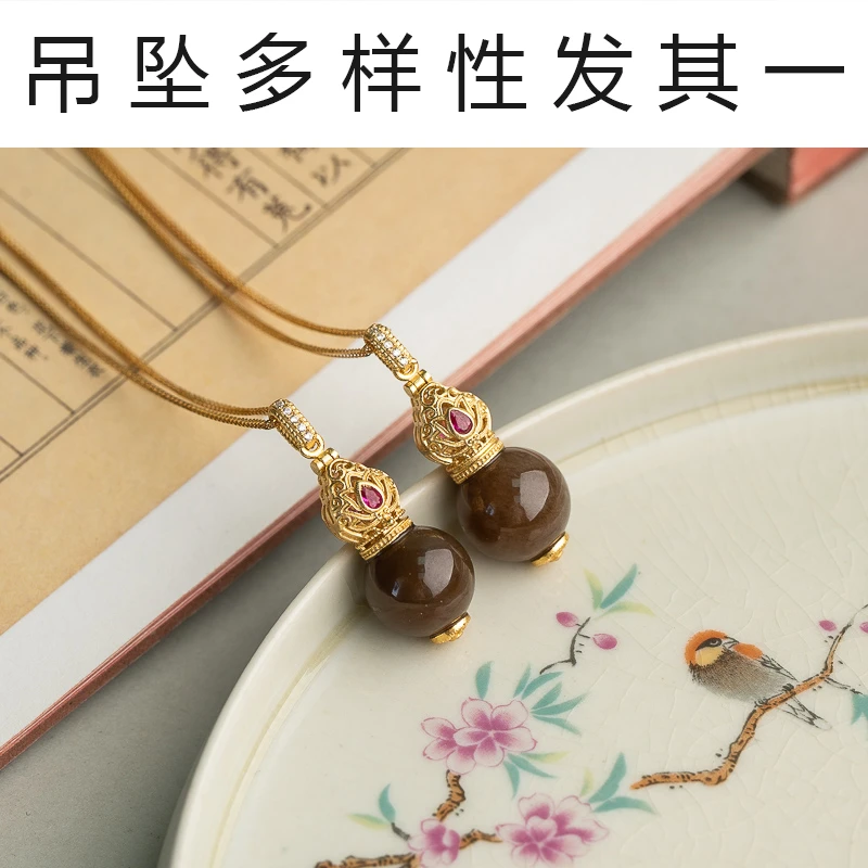 和田玉且末糖葫芦锁骨链项链（多样性发其一）