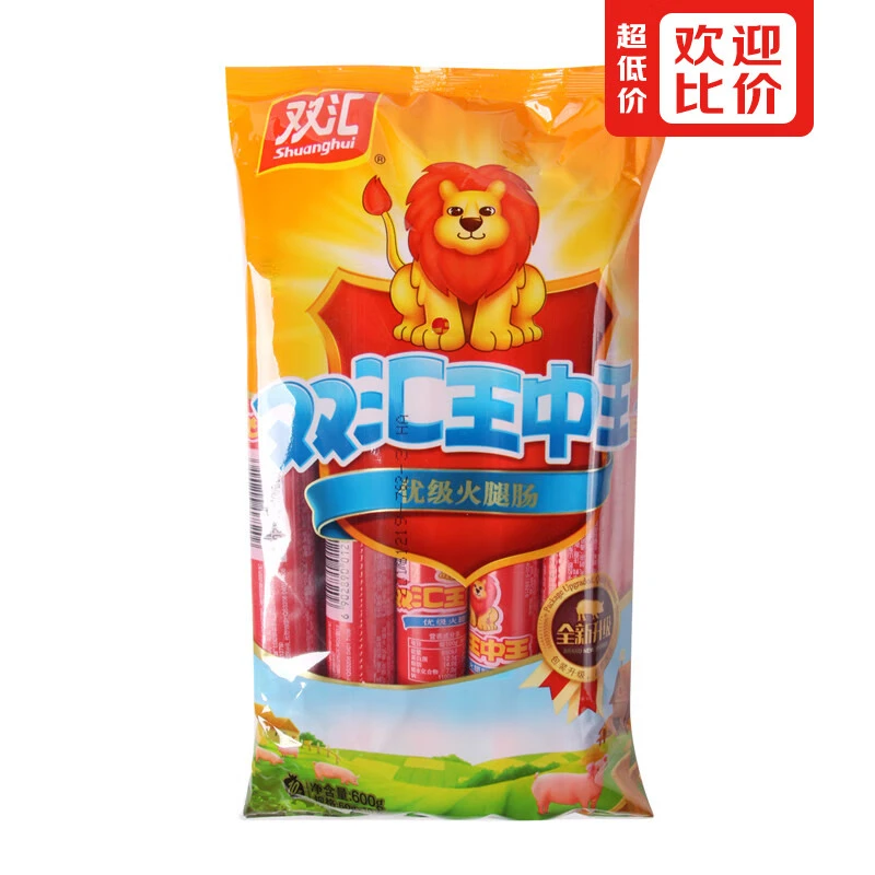 双汇王中王火腿肠600g