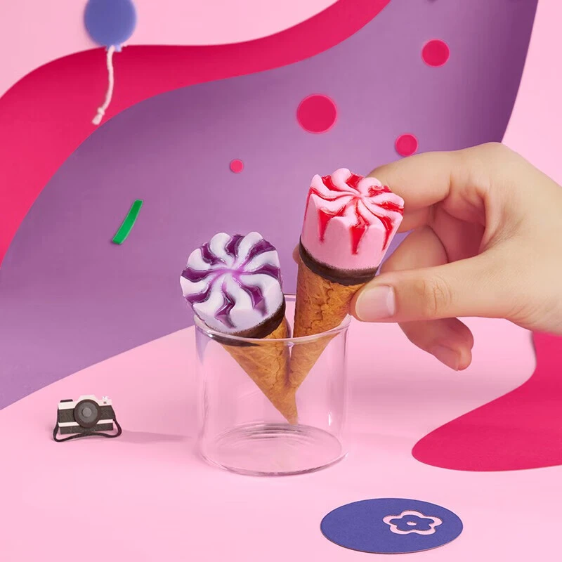 和路雪迷你可爱多甜筒蓝莓&草莓口味冰淇淋200g