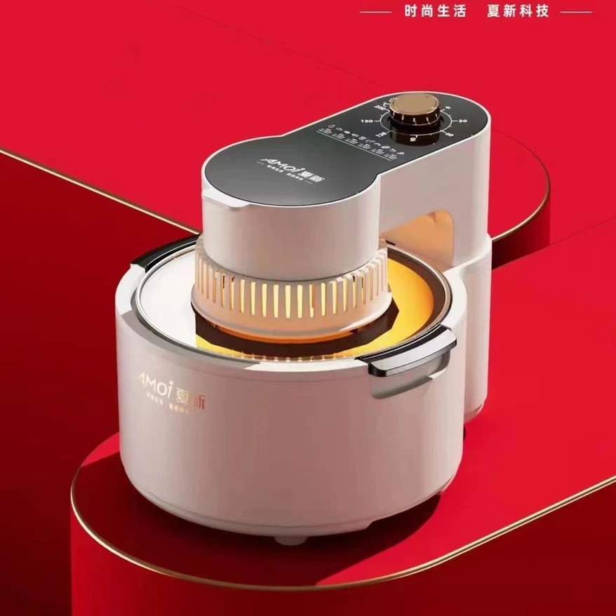 6.5升大容量空气炸锅无油可视化低脂家用空气炸锅时尚全自动旋转