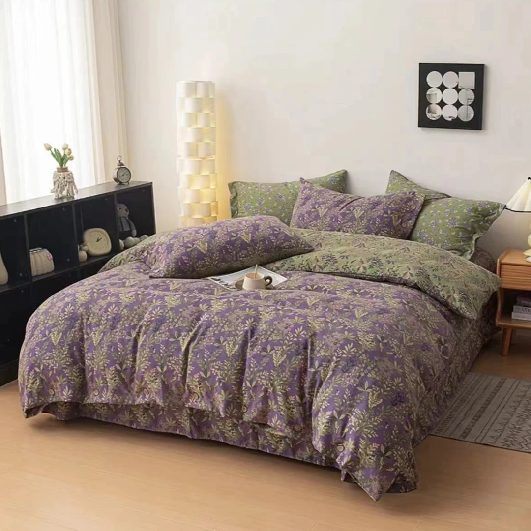 轻奢复古双层纱四件套--缤纷物语-2